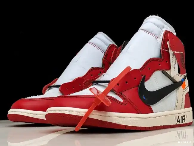 1st Kicks Retro Chicago 1 Jordan The Air AA3834-101 Off-White Ten 0519